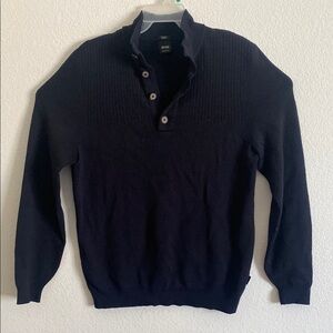 BOSS Hugo Boss Men's Merino Black Sweater Size L